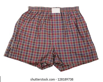 Plaid Boxer Shorts Underwear