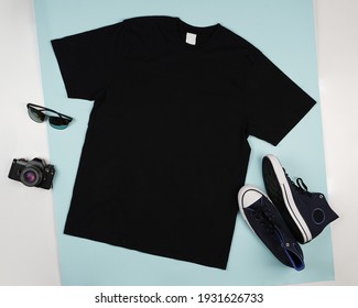 plain black t shirt unisex