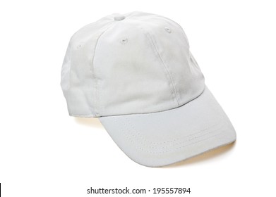 Plain Blank White Hat Isolated On Stock Photo 195557894 | Shutterstock