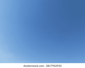 Plain blue sky texture useful as background for design projects