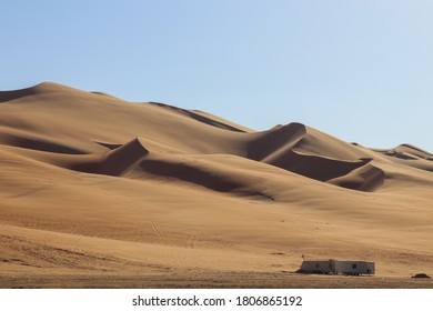 Plain Desert In Abu Dhabi Liwa