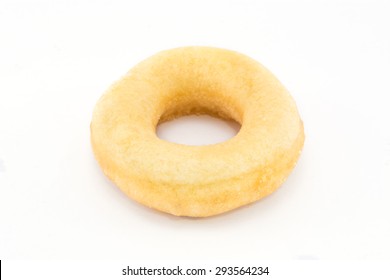 Plain Donut Isolated On White Background