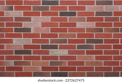 Plain Old Brick wall background with varying brick shades