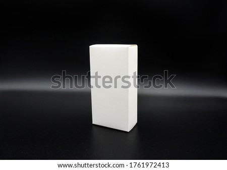 It is a plain paper box mock-up.
