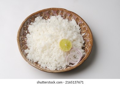 Plain White Rice With Lemon