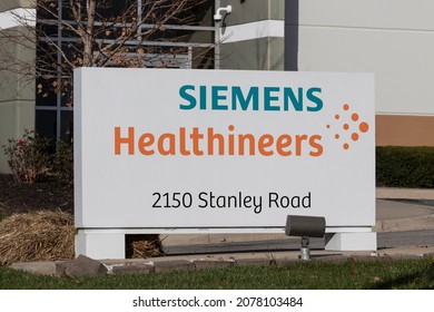 Plainfield - Circa November 2021: Siemens Healthineers Healthcare Diagnostics location. Siemens is one of the largest suppliers of technology to the healthcare industry.