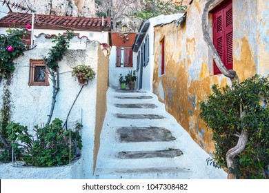 Plaka Area In Athens, Greece.