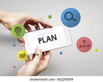 Plan Creative Process Strategy Development Concept