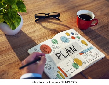 Plan Planning Business Strategy Data Analysis Concept