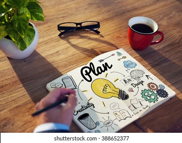 Plan Planning Think Thinking Strategy Concept