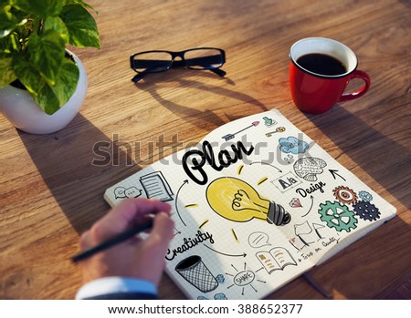 Plan Planning Think Thinking Strategy Concept