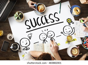 Plan Process Success Progress People Concept Stock Photo 483882001 ...