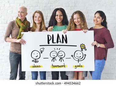 Plan Process Success Progress People Concept