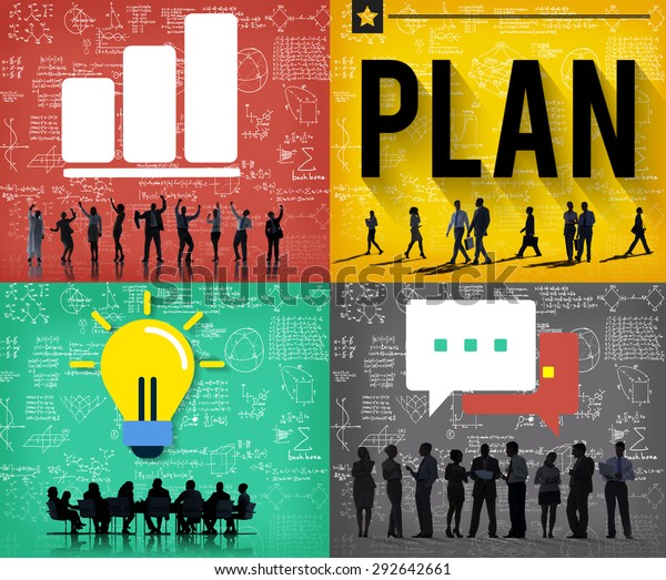 Plan Vision Strategy Tactic Planning Concept Stock Photo 292642661