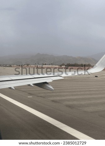 plane about to take flight