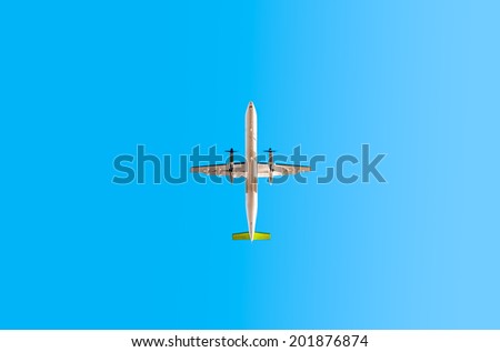 Plane from buttom