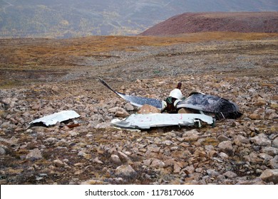 plane crash in the mountain