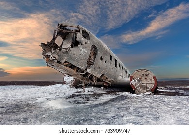 Plane crashed in Iceland