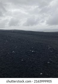 Plane Crush In Atlantic Ocean Iceland And Black Soil Beach 