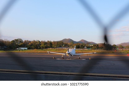 The plane left