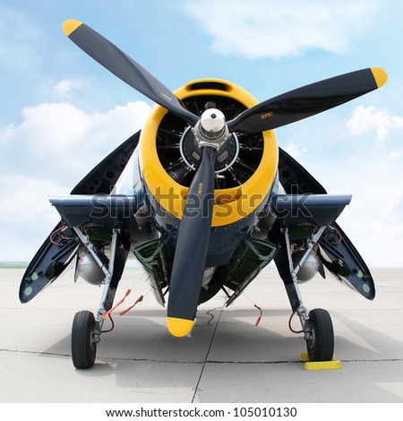 Plane Motor with Propeller