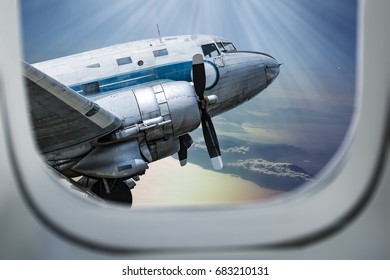 plane on sky 