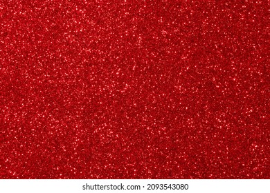 Plane Of Red Glitter Background
