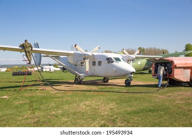 Plane Refuel Gasoline