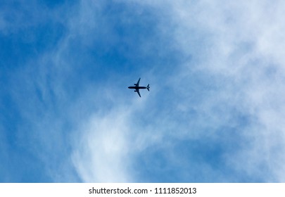 Plane in the sky