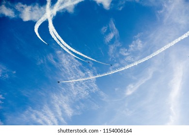 Plane in the sky