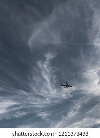 Plane in the sky