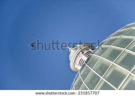 Similar – Image, Stock Photo a bird comes flying Bird