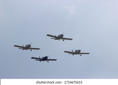 
Planes during the demonstration flight