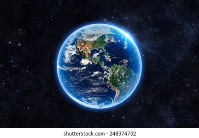 Planet Earth - Elements Of This Image Furnished By NASA