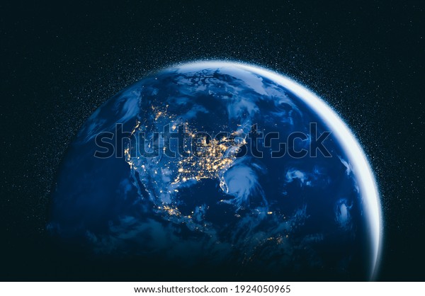 Planet\
earth globe view from space showing realistic earth surface and\
world map as in outer space point of view . Elements of this image\
furnished by NASA planet earth from space\
photos.