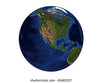 Planet Earth North America Data Source Stock Photo 45685237 | Shutterstock