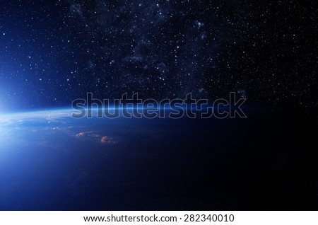 Planet earth from the space. Some elements of this image furnished by NASA
