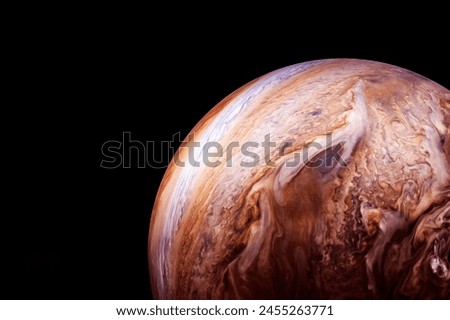 Planet Jupiter. Elements of this image furnished by NASA. High quality photo