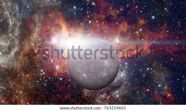 Planet
Mercury. Elements of this image furnished by
NASA.
