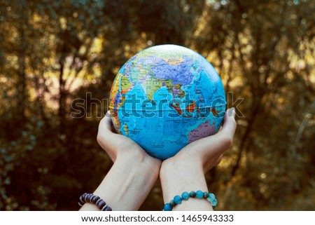 Similar – #A# globe Art Work of art