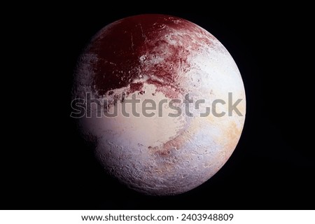 Planet Pluto. Elements of this image furnished by NASA. High quality photo