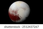 Planet Pluto in outer space.