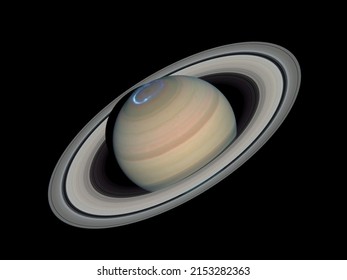 Planet Saturn and his spectacular rings. Elements of this image were furnished by NASA. - Powered by Shutterstock