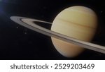 Planet Saturn on a dark background. Elements of this image furnished by NASA
