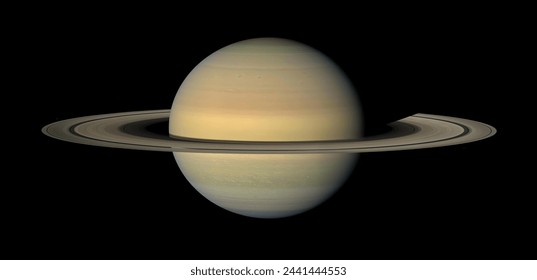 Planet Saturn. View of the planet - Powered by Shutterstock