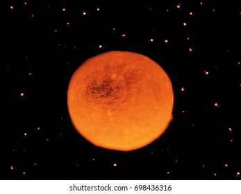 Planet in space 