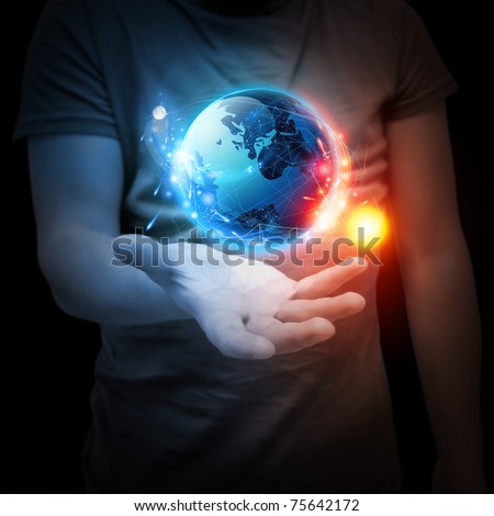 Similar – Image, Stock Photo When the moon touches the clouds