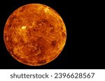 Planet Venus on a dark background. Elements of this image furnished by NASA. High quality photo