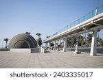 The planetarium at Bibliotheca Alexandrina in Alexandria, Egypt