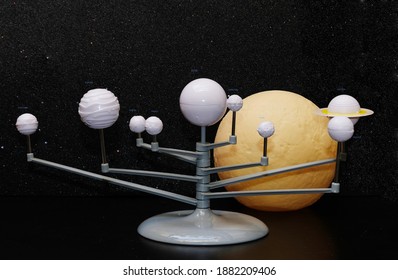  Planetarium Model With Stars Name, Dark Background